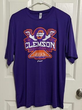 Clemson Indoor Track 2023 Meet Shirt - Size Medium